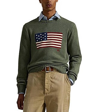 Polo Ralph Lauren Iconic Flag Sweater - M | Dillard's