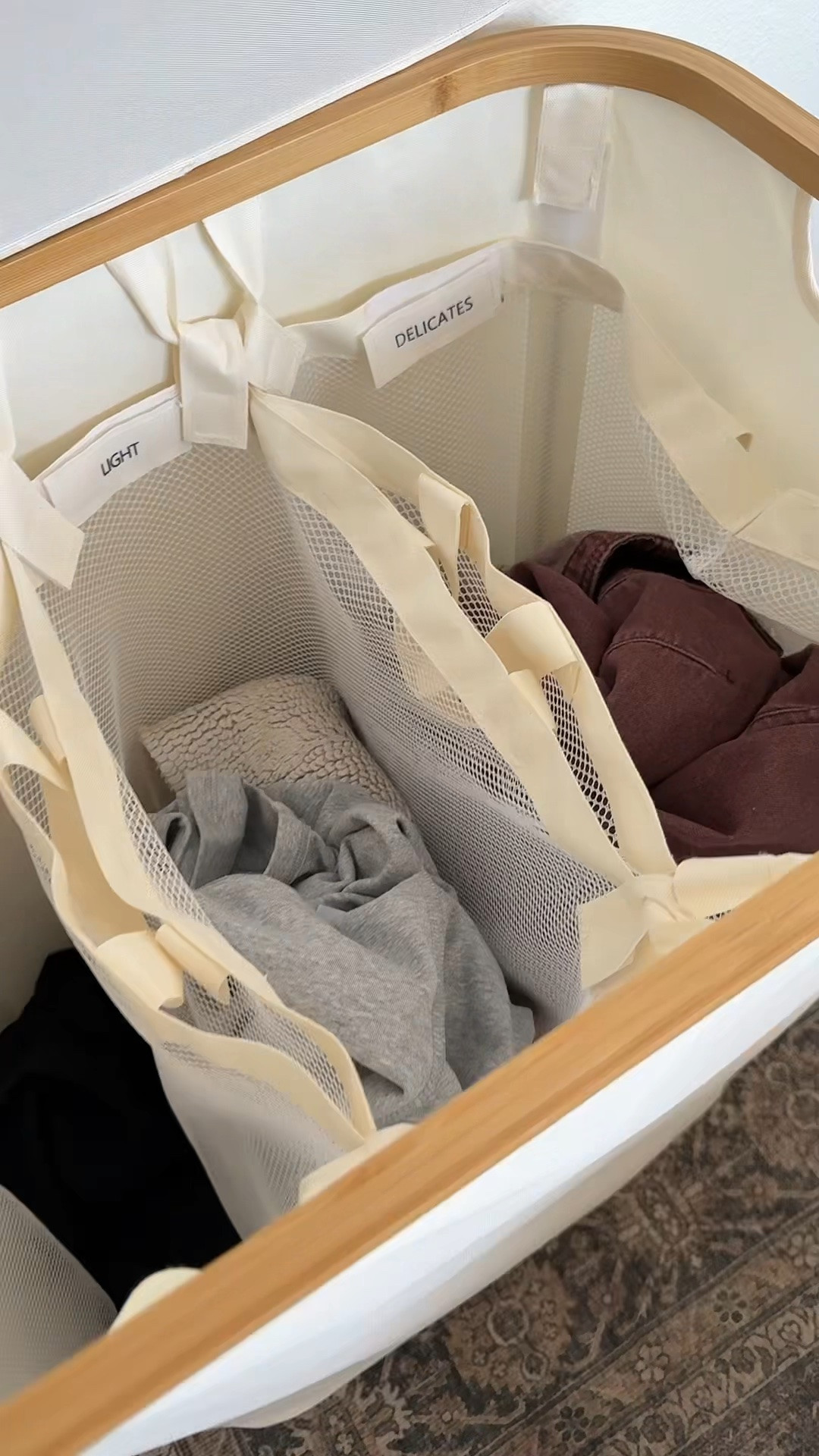 This hamper help keep your clothes organized. 

Laundry essentials, laundry organization, home organization

#LTKHome