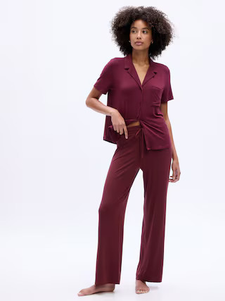 Relaxed Pure Body Wide-Leg PJ Pants | Gap Factory