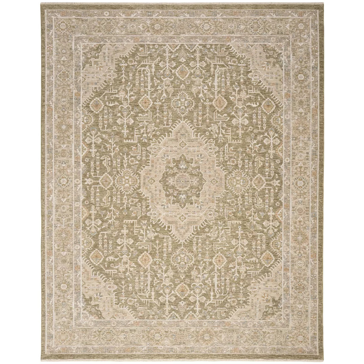 Nourison Harbor 5'3" x 7'6" Green Vintage Indoor Rug | Target