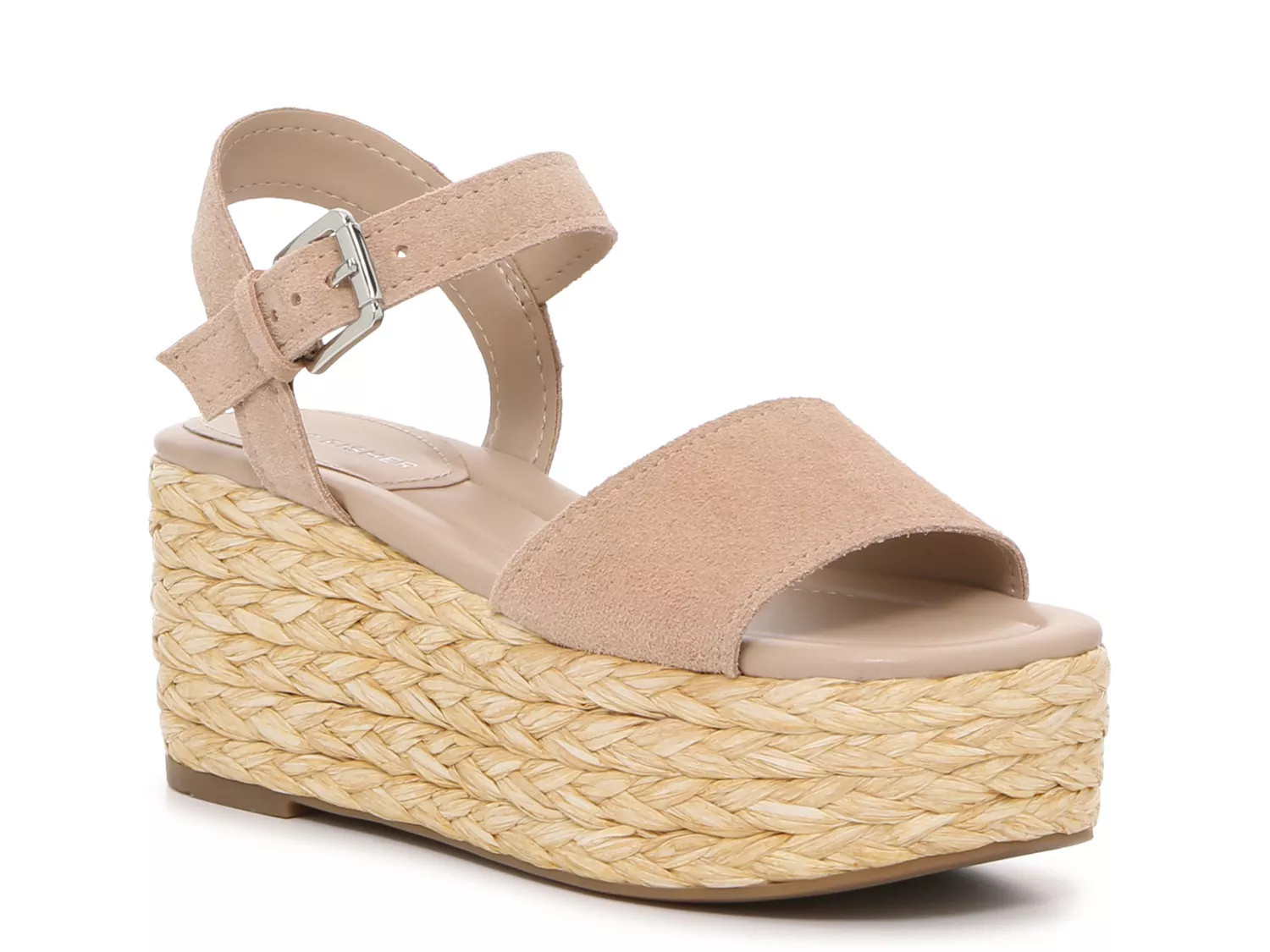 Marc Fisher Jellard Espadrille Platform Sandal | Women's | Tan | Size 11 | Sandals | Ankle Strap | DSW
