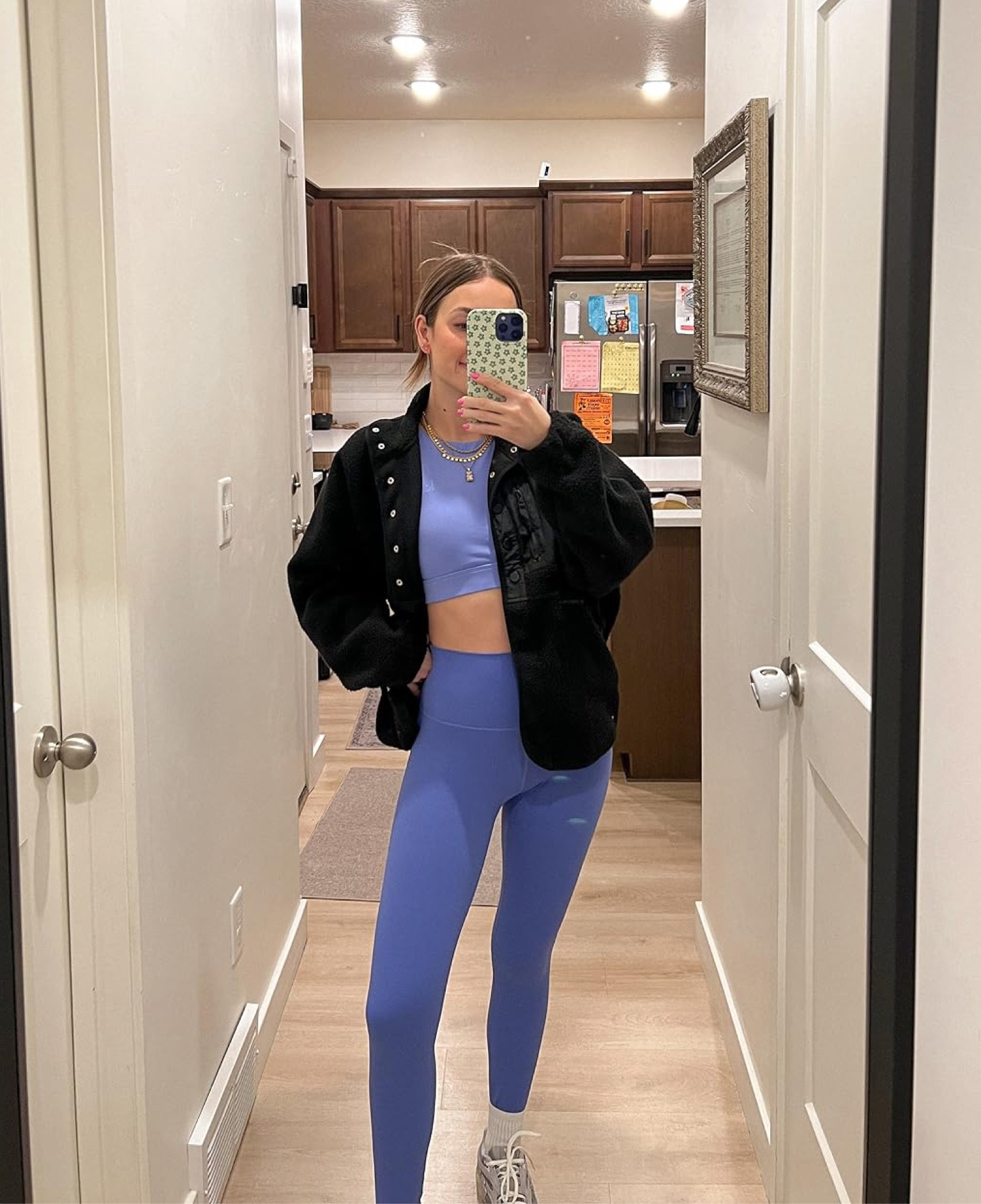 Today gym OOTD. IM 5’4 115 and in all smalls! The sports bra is SO cute!!🏋🏽‍♀️🩷

#LTKfindsunder50 #LTKfitness #LTKMostLoved