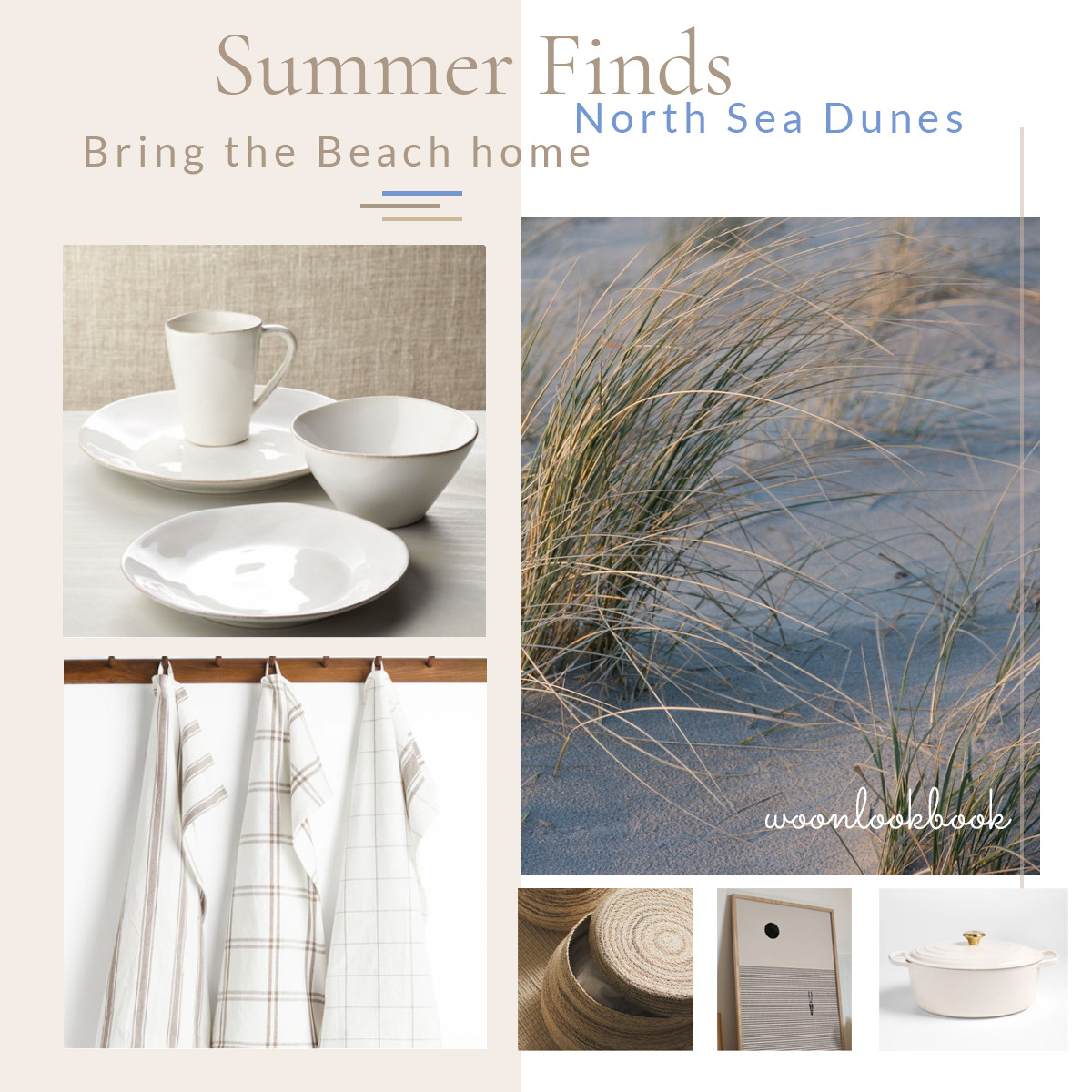 North Sea Styling — Simple & Serene

Muted colors, gentle textures, and pieces you’ll love year-round. This is my take on North Sea dune style — soft, sandy, and deeply soothing. 🌾

Think neutral stoneware, a woven basket, and a Le Creuset Dutch oven in a soft tone. Perfect for slow summer cooking and easy styling. 

 #LTKhome #LTKtravel #LTKstyletip