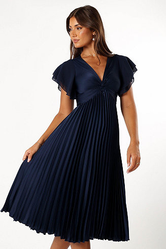 Women's Nova Flutter Sleeve Midi Dress | Macy's