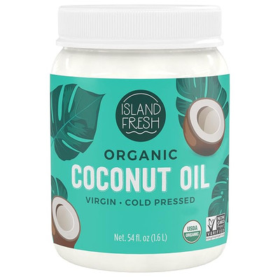 Island Fresh Superior Organic Virgin Coconut Oil, 54 Ounce ( Packaging May Vary )