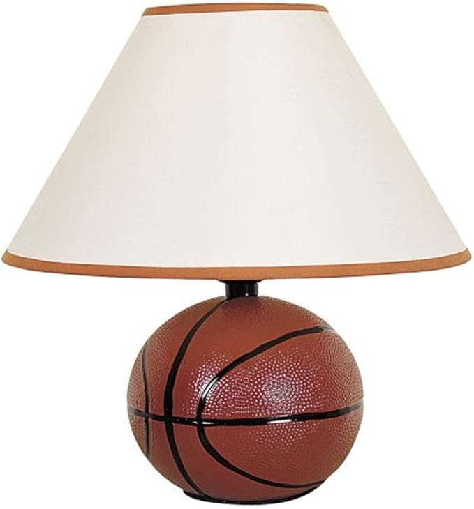 ORE International 604BA Ceramic Basketball Lamp , Brown | Amazon (US)
