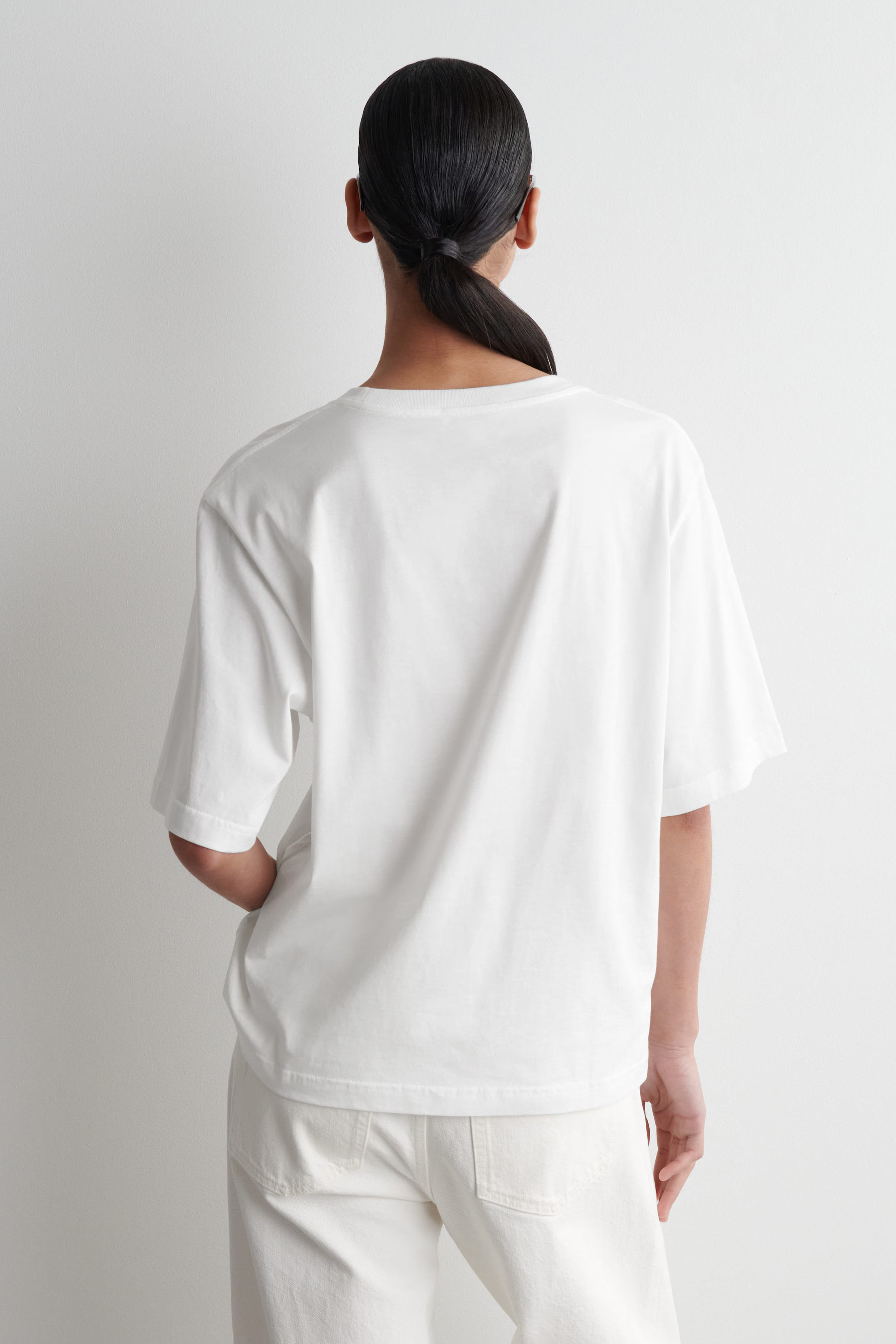 RELAXED COTTON T-SHIRT - WHITE | COS | COS UK