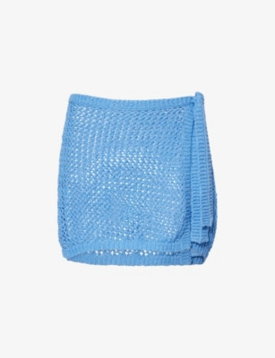 Santa Marta Cotton-Blend Crochet Sarong | Selfridges