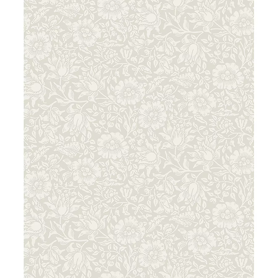 A-Street Prints 57.5-Sq. Feet White Non-woven Floral Unpasted Wallpaper | Lowe's