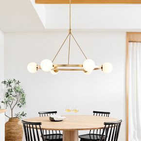 Hayes Round Light Chandelier (35"–47") | West Elm (US)