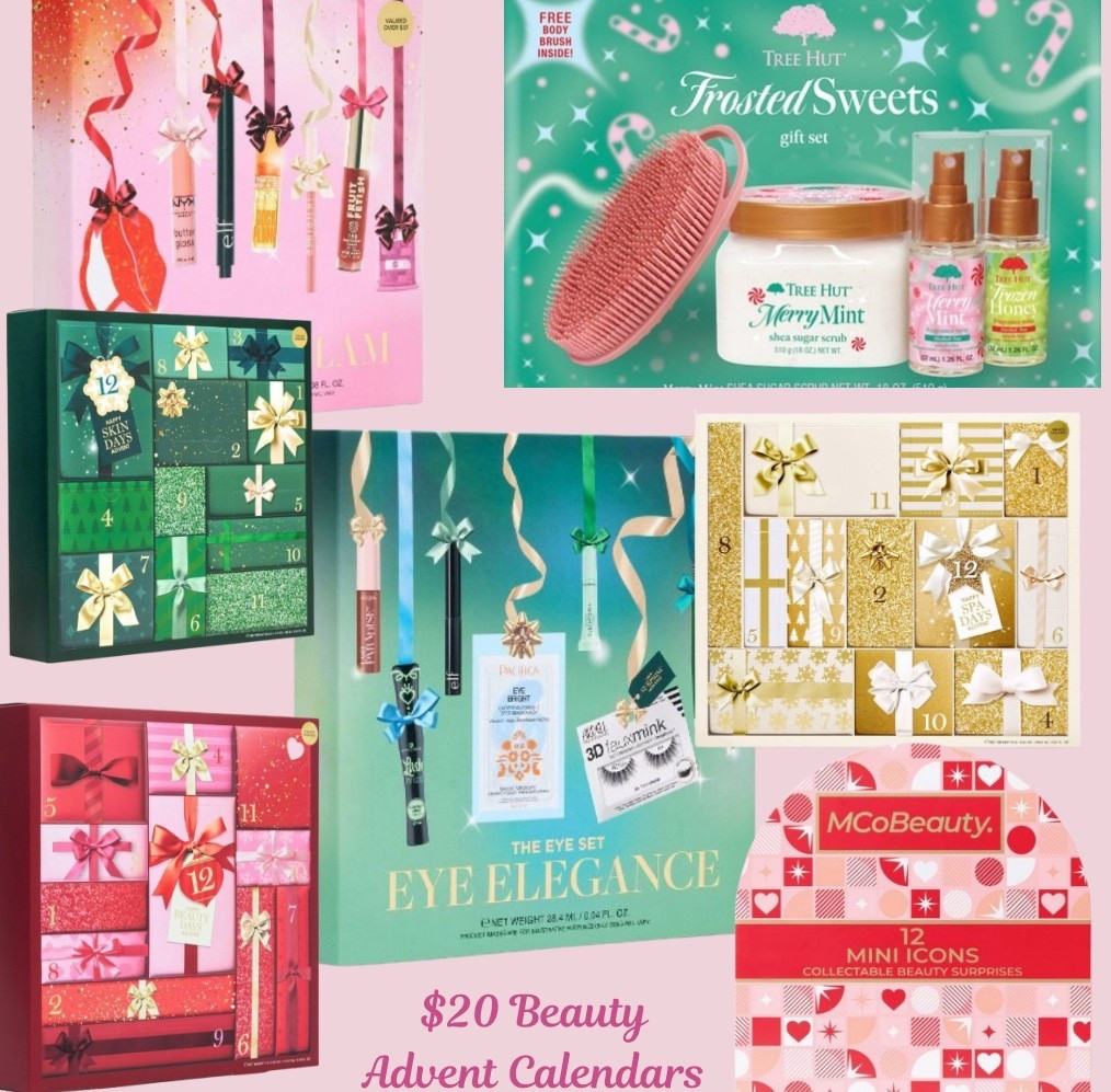 TWENTY gift sets/advent calendars for $20 each! 
I love Beauty Advent Calendars and gift sets! Such a fun way to try new products, and they make great gifts! 

advent calendars| beauty|gifts| gift ideas| gift sets 

#LTKHoliday #LTKFindsUnder50 #LTKSeasonal