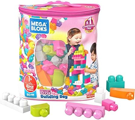 Mega Bloks First Builders Big Building Bag with Big Building Blocks, Building Toys for Toddlers (... | Amazon (US)