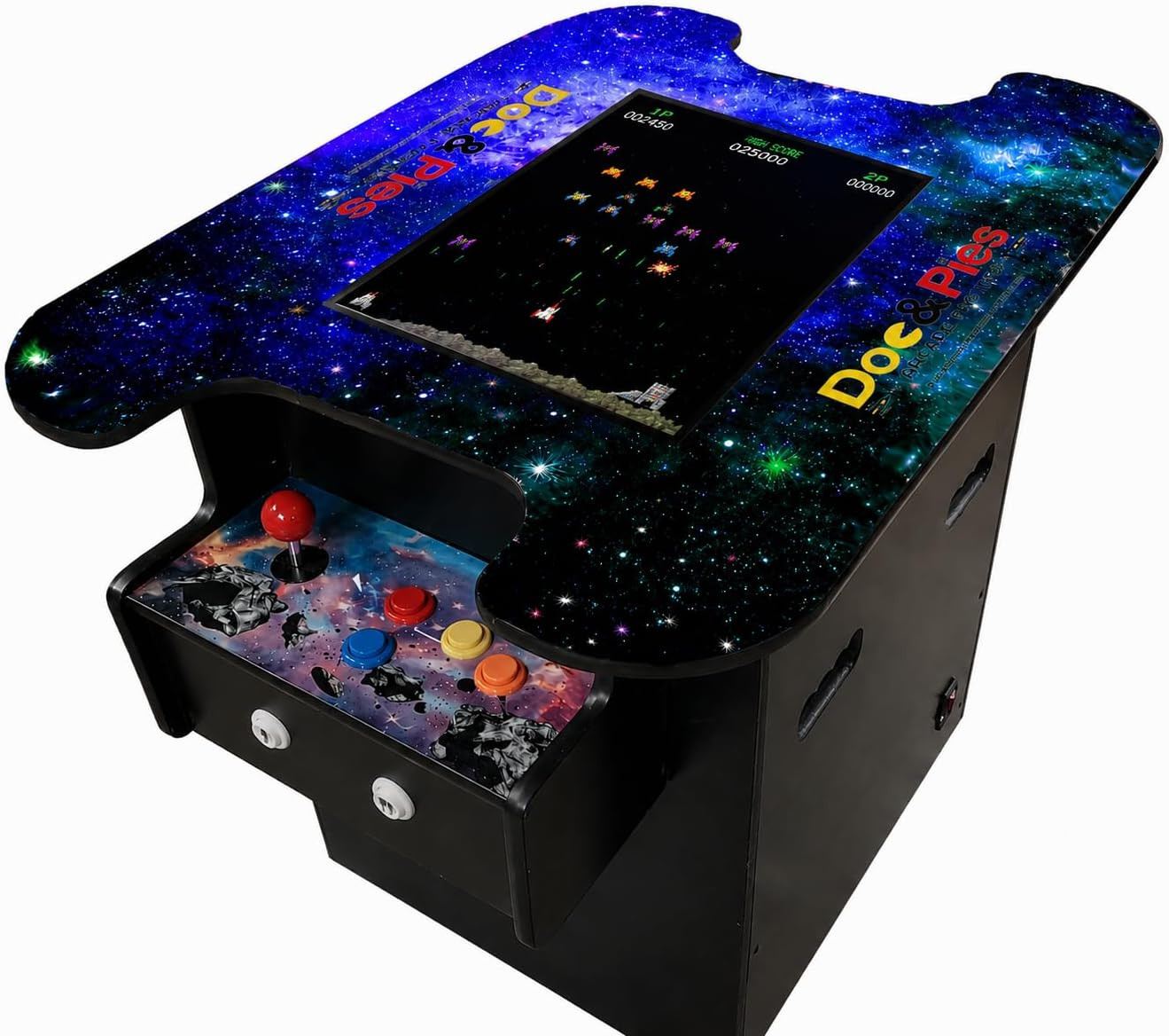 516-Game Full Size Cocktail Arcade Machine – 2 Player Retro Arcade Table with LCD Screen, Joysticks & Buttons – Classic Arcade Cabinet for Home or Game Room | Amazon (US)