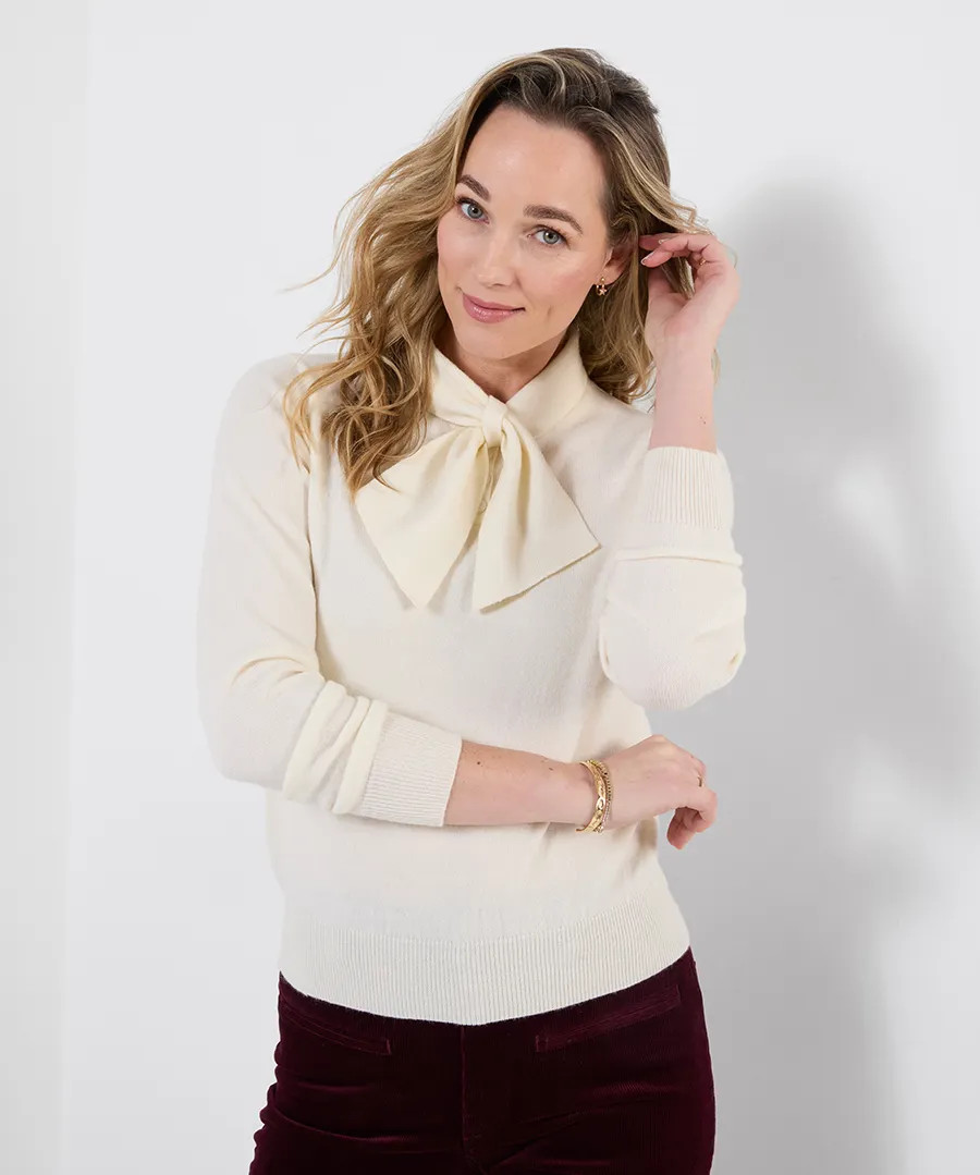 Heritage Tie Neck Jumper | Joe Browns