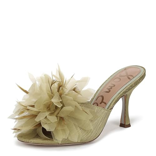 Sam Edelman Women's Jace Heeled Sandal Soft Fern 5 M | Amazon (US)
