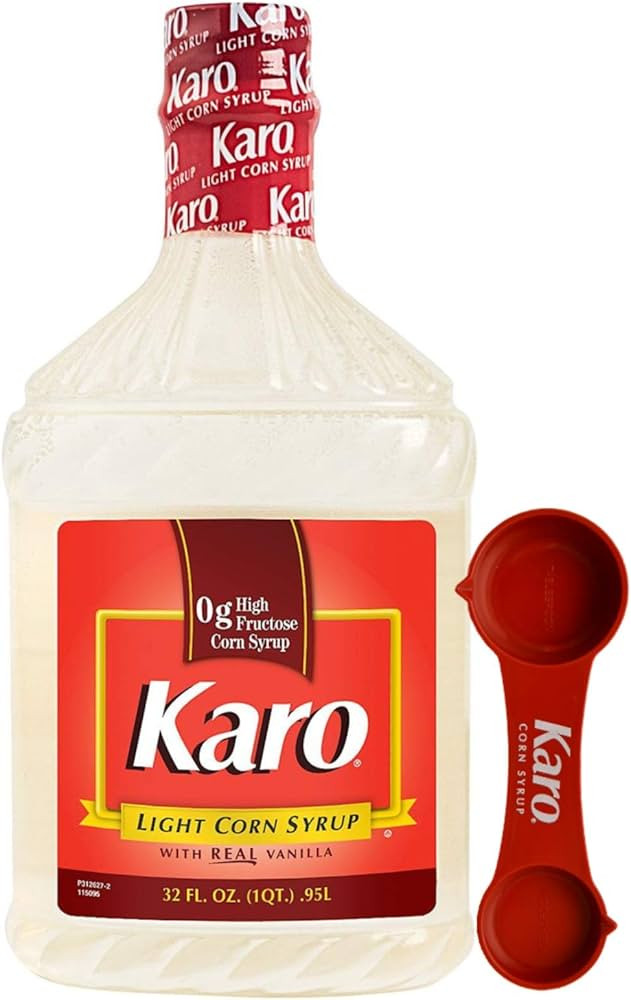 Karo Light Corn Syrup with Real Vanilla, 32 Ounce Bottle with Karo Measuring Spoon | Amazon (US)