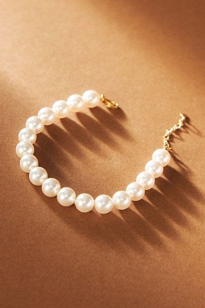 Maize Pearl Swarovski  Bracelet | BHLDN