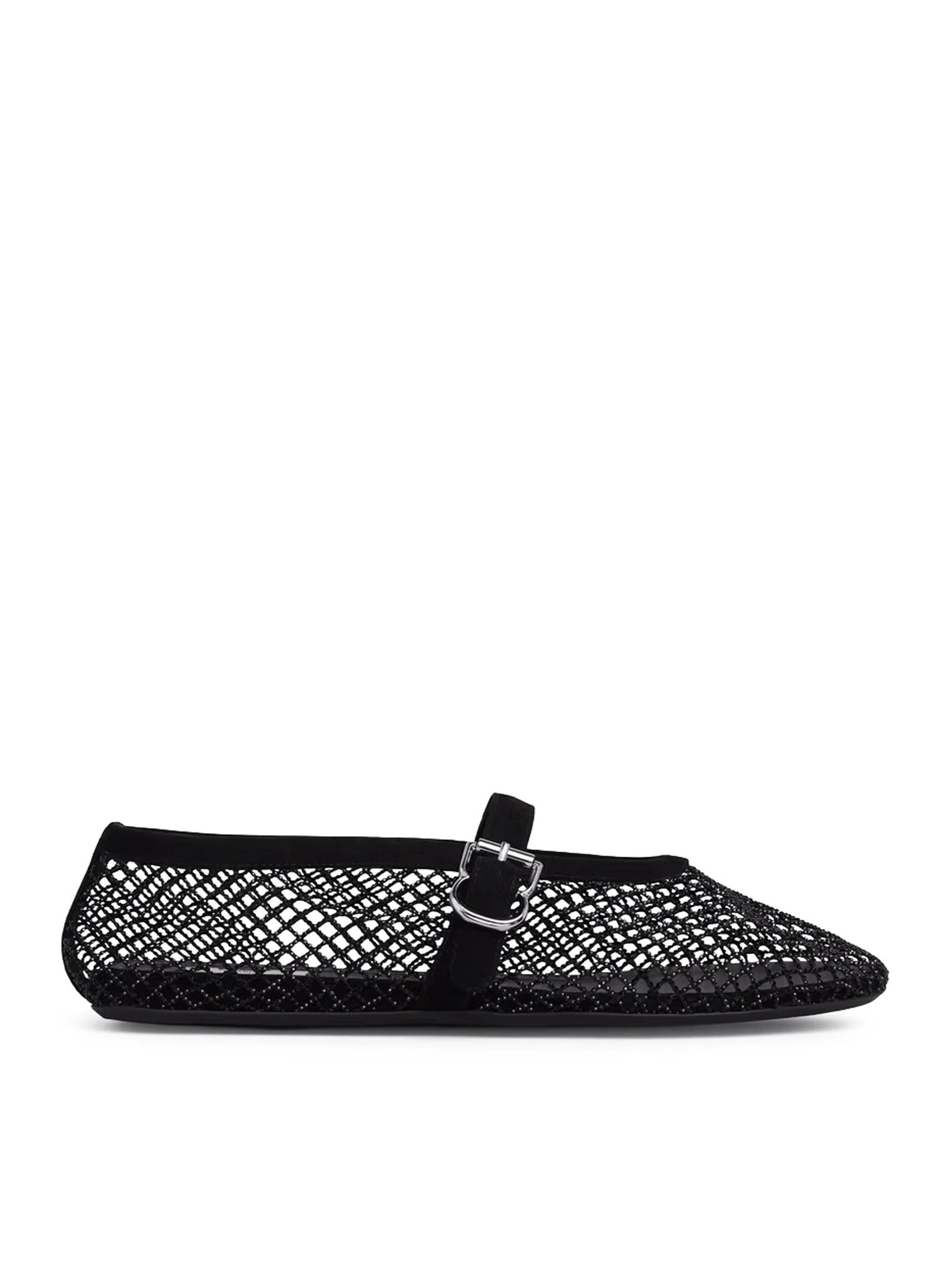 FLAT MESH BALLERINAS WITH RHINESTONE - Alaia - Woman | Suitnegozi INT