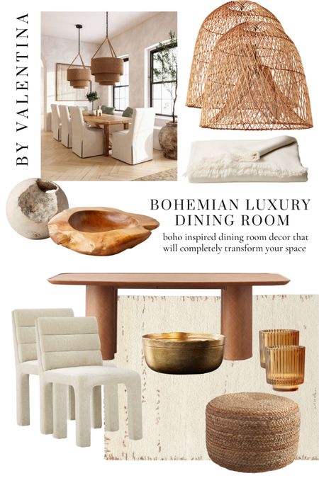 Bohemian Luxury Dining Room ❤️