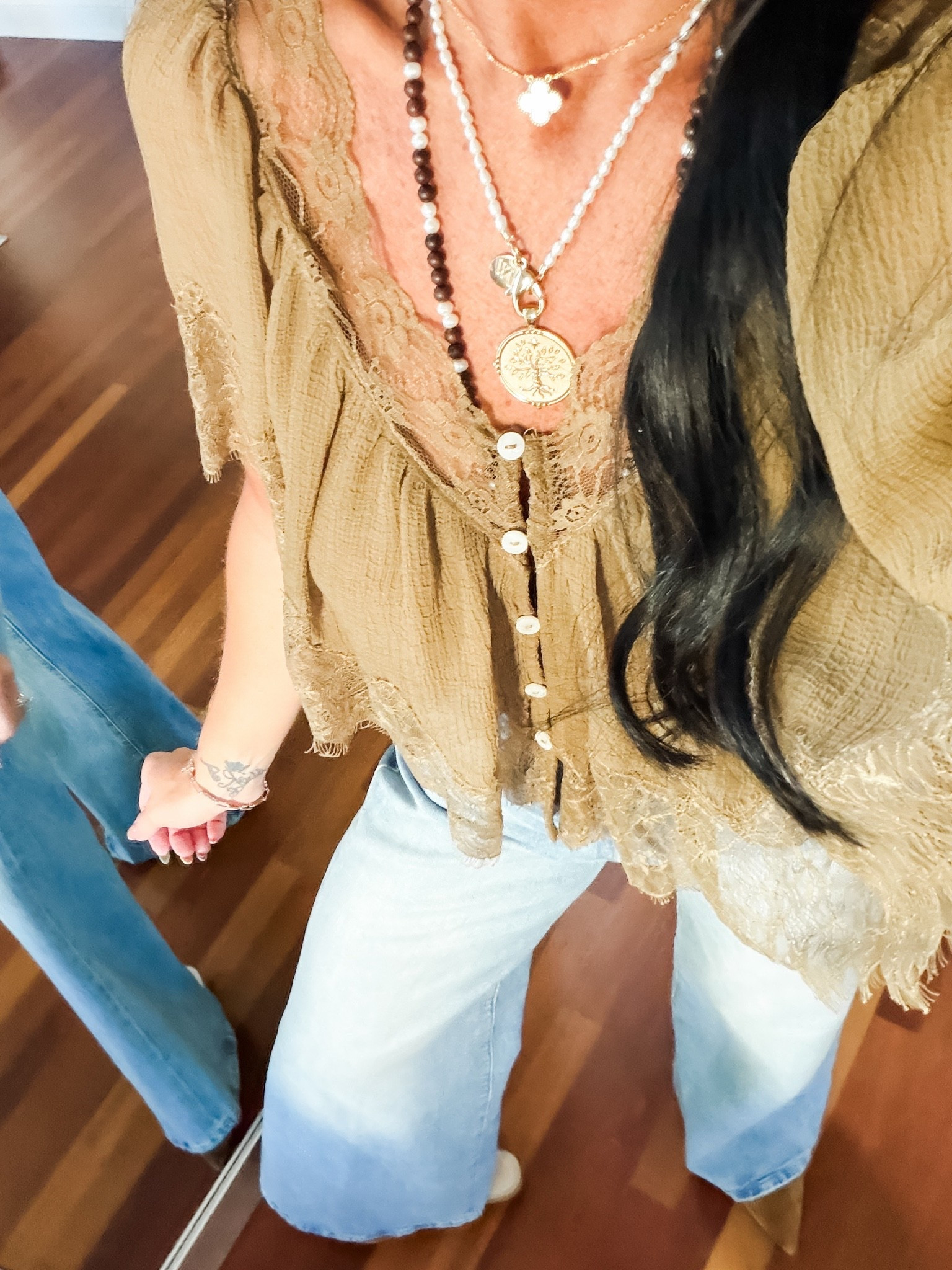 This lace top is gorgeous! Wearing XS
@Anthropologie

#LTKootd #LTKSeasonal