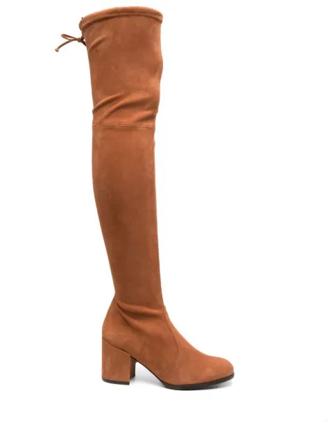 Stuart Weitzman Tieland thigh-high Boots - Farfetch | Farfetch Global