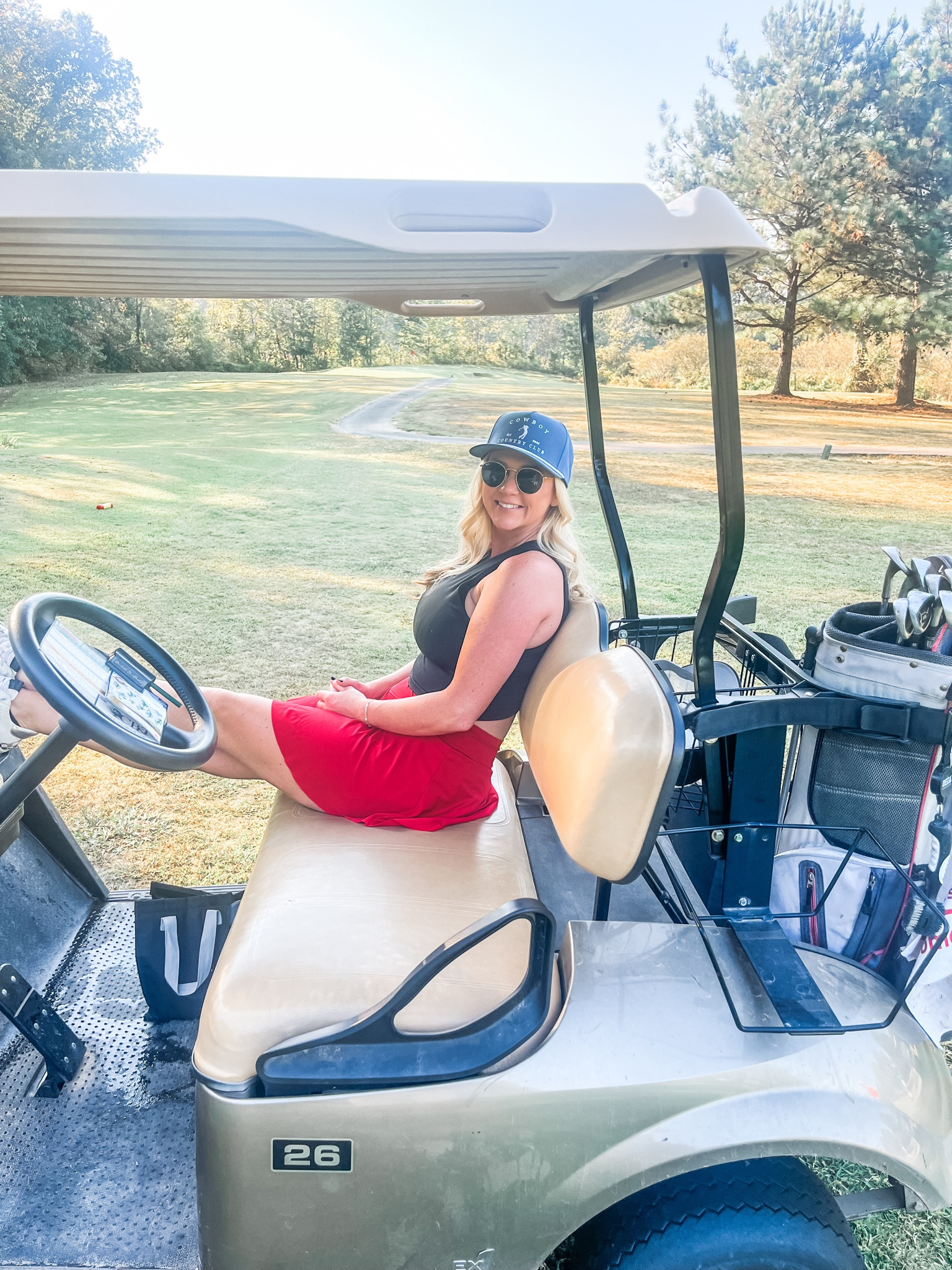 Golf Cart Queen 

#LTKStyleTip #LTKActive #LTKFitness