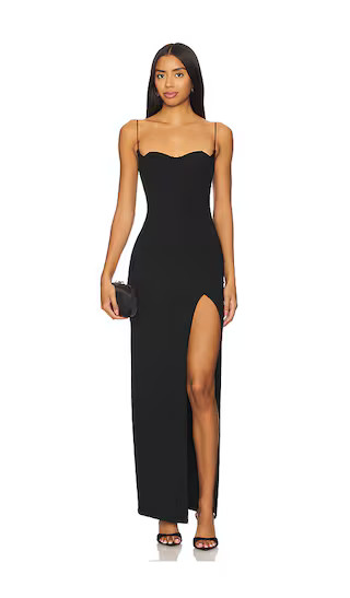 Nova Maxi Dress in Black | Revolve Clothing (Global)