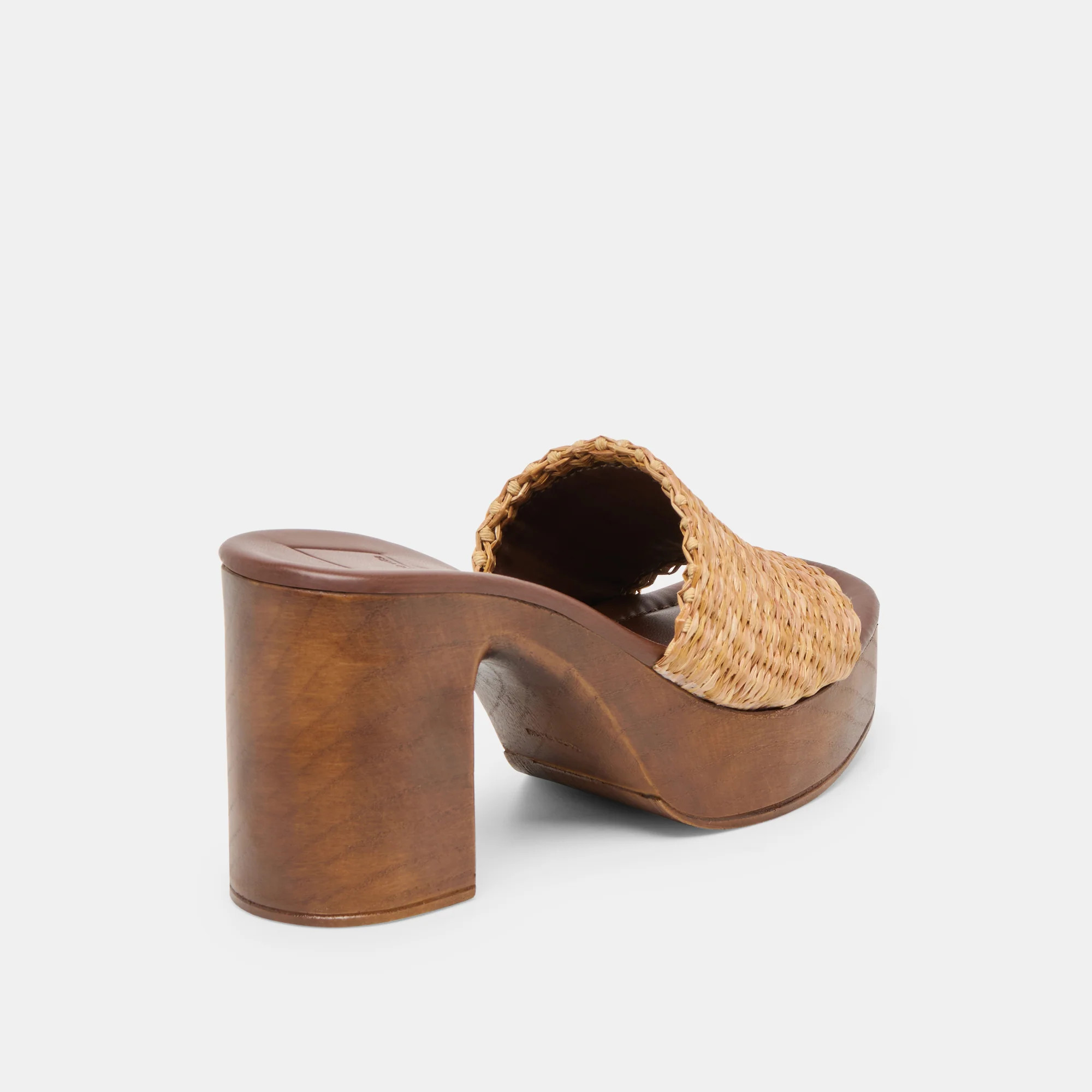 Celest Heels Natural Raffia | DolceVita.com