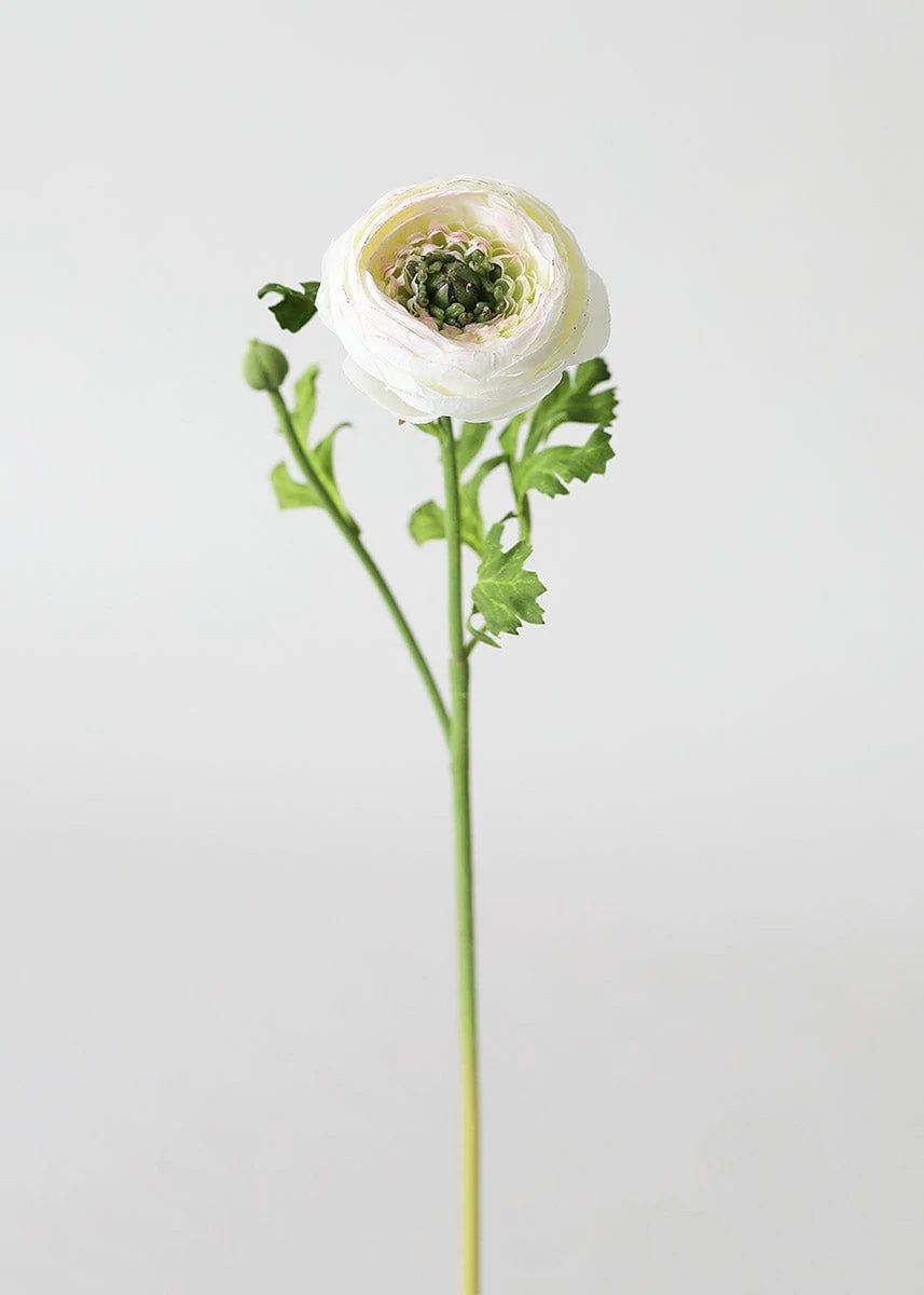 Cream Silk Ranunculus Spray | Faux Flowers at Afloral.com | Afloral