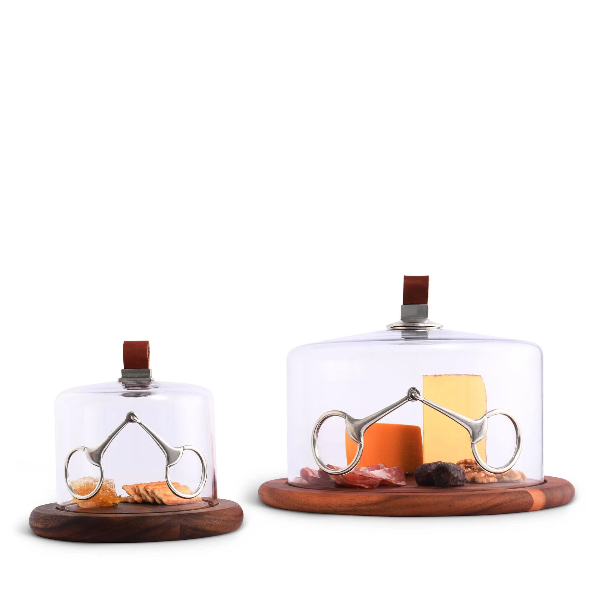 Horse Bit Glass Covered Cheese Wood Board | The Enchanted Home