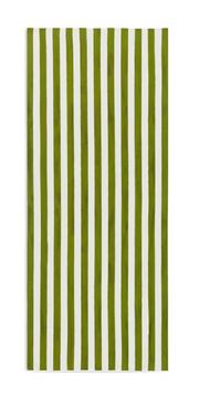 Stripe Linen Tablecloth, Green | The Avenue