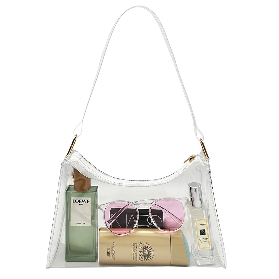 Clear Bag for Stadium Events Women's Purse Handbags Small Purse shoulder bag Crossbody Bag | Amazon (US)