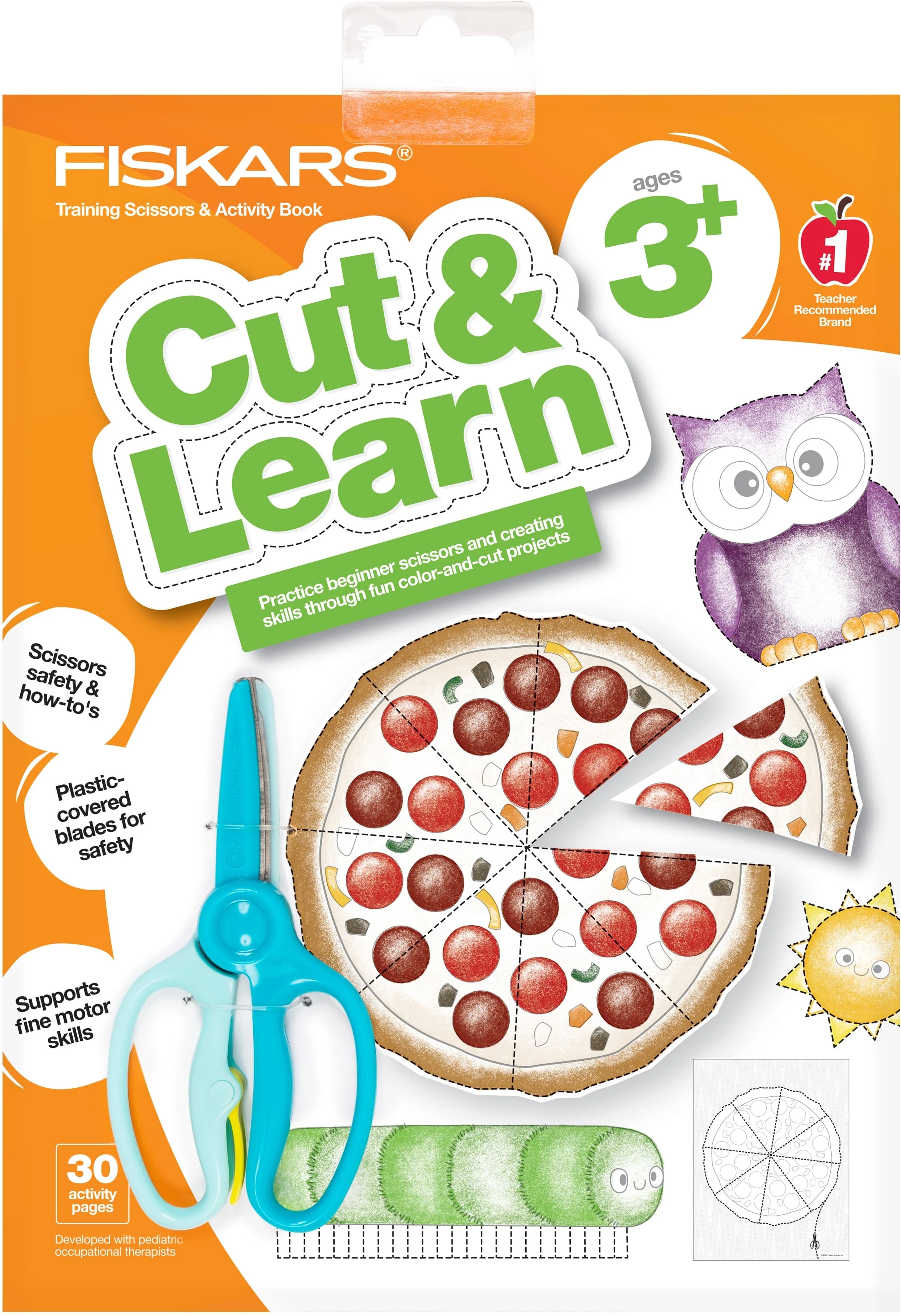 Kids Arts and Crafts Cut & Create Training Scissors & Activity Book, Educational Easter Basket St... | Walmart (US)