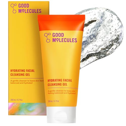 Good Molecules Hydrating Facial Cleansing Gel - Face Wash with Rosewater and Pineapple Extracts to Brighten, Cleanse, and Moisturize - Facial Cleanser, Skin Care | Amazon (US)