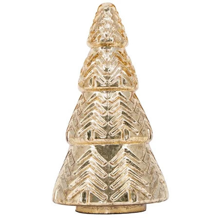 My Texas House Glass Tree, 9 Inch, Gold, Christmas | Walmart (US)