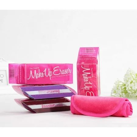 Women Soft Tender Reusable Microfiber Makeup Remover Facial Cloth Fine Magic Face Towel | Walmart (US)