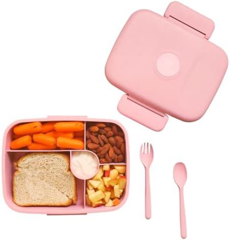 Bento Lunch Box For Kids by Fenrici - 5 Leakproof Compartments, Microwave and Dishwasher Safe, BP... | Amazon (US)