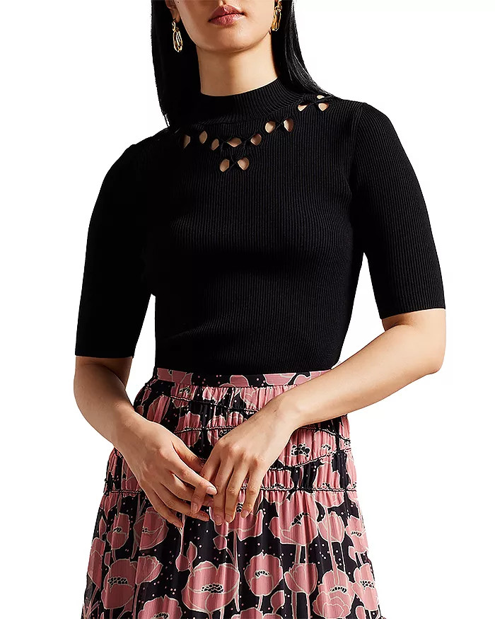 Emiiaa Cutout Ribbed Knit Top | Bloomingdale's (US)
