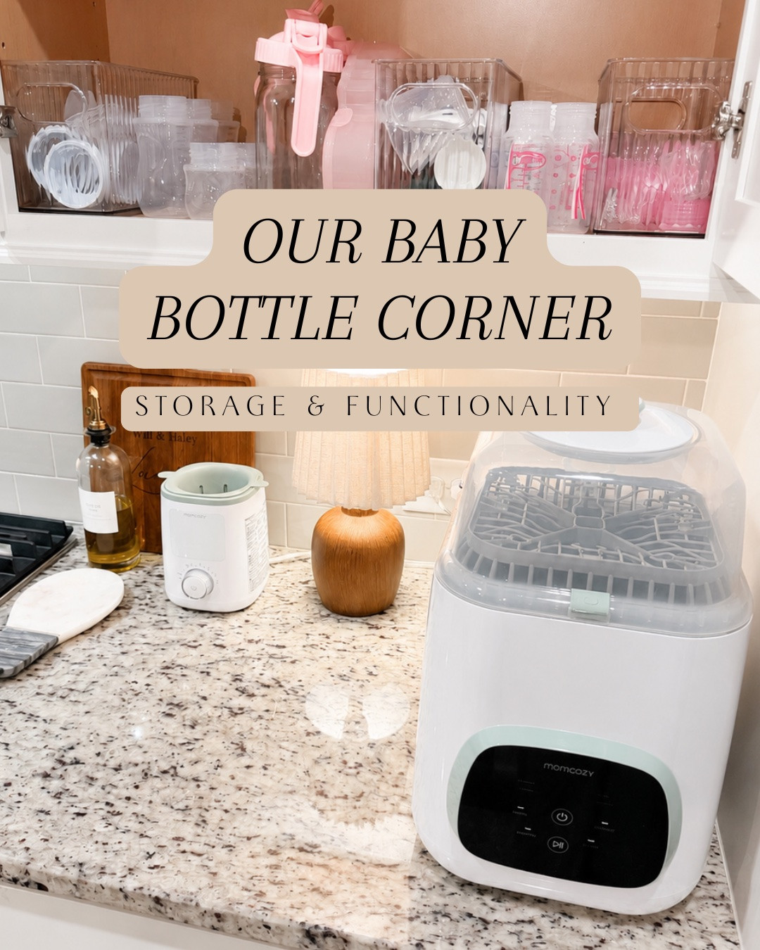 Loving every corner of our house that’s turned into a part of baby land 🥹

This little bottle corner gives me so much peace of mind knowing we have a place for all those little parts! Having everything easy to access when you’re in the moment trying to feed the baby is SO helpful 🩷

Get this EXACT set up through my Amazon - @haleylunsfordhome on IG! 🔗✨

#newbaby #momtobe #nesting #homeorganizing #momcozy

#LTKHome #LTKBaby #LTKBump