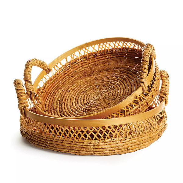 Jenna Woven Trays, Set of Two | Scout & Nimble