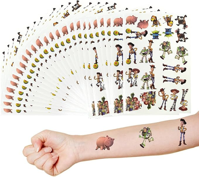 Toys Game Party Favors Stickers for Kids, 20 Pcs Temporary Tattoos Water Bottles Stickers Birthda... | Amazon (US)