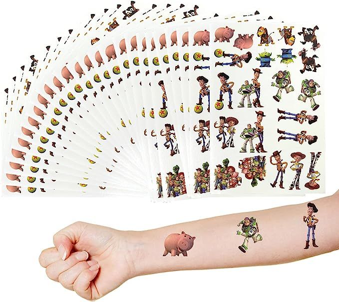 Toys Game Party Favors Stickers for Kids, 20 Pcs Temporary Tattoos Water Bottles Stickers Birthda... | Amazon (US)