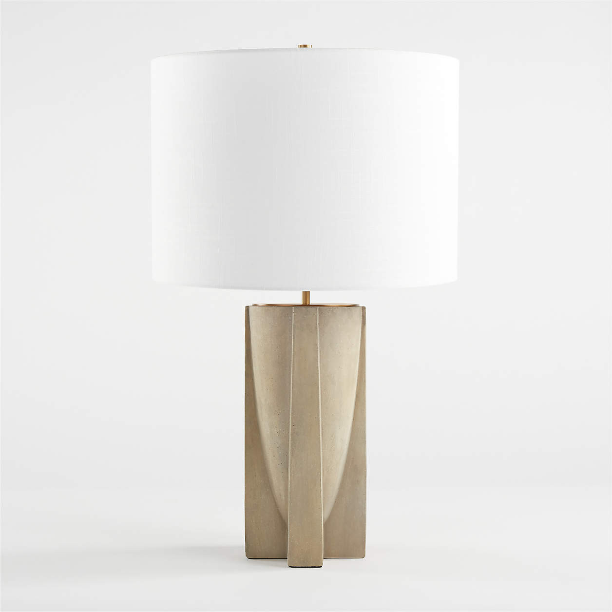 Lars Concrete Table Lamp + Reviews | Crate & Barrel | Crate & Barrel