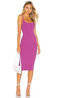 Lovers + Friends Lydia Midi Dress in Punch Purple from Revolve.com | Revolve Clothing (Global)
