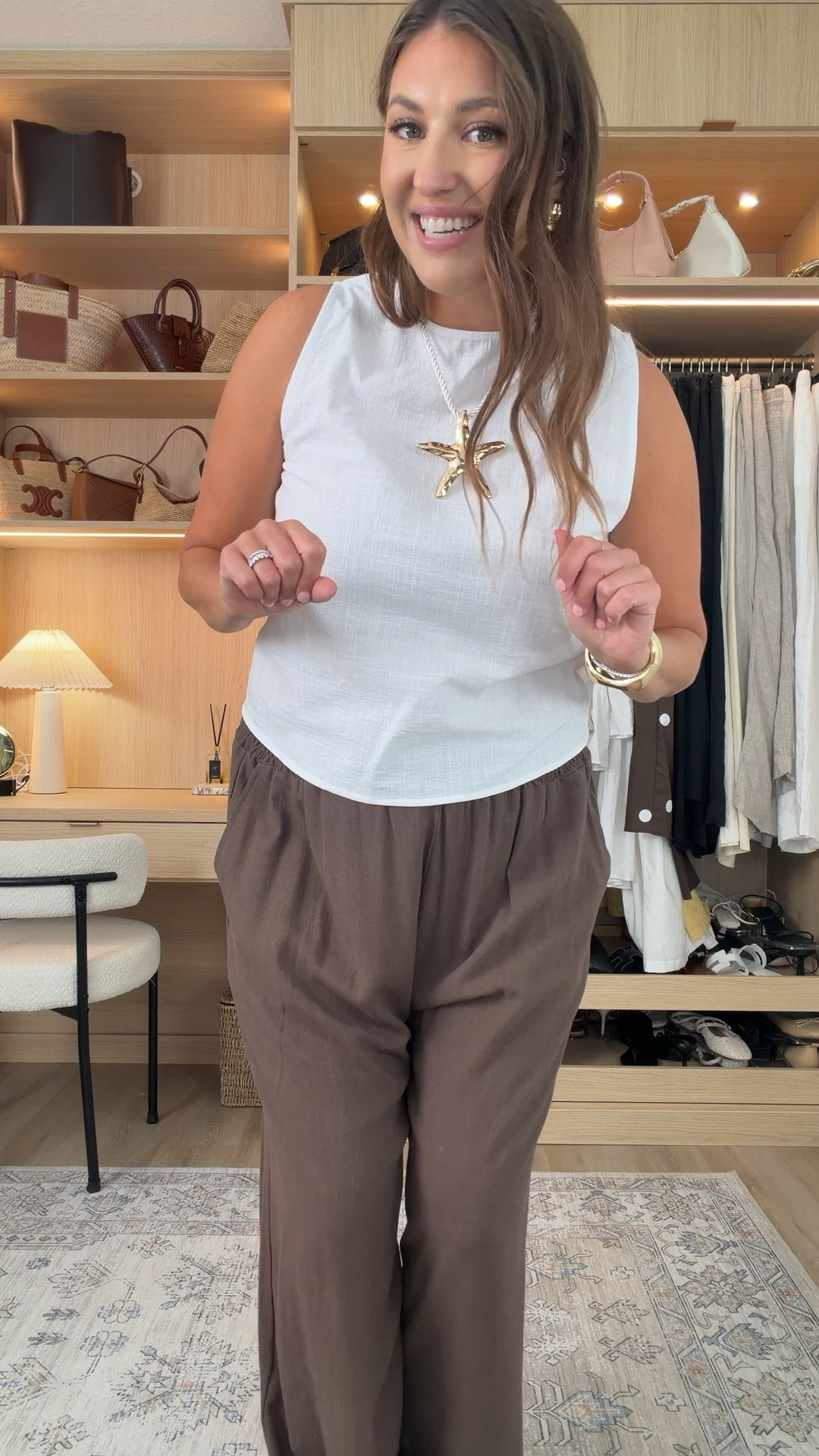 Amazon coastal neutrals, elevated

Amazon white tank outfit, brown pants outfit, summer neutrals, effortless chic, vacation style, everyday elegance, minimal outfit

#LTKTravel #LTKMidsize #LTKSeasonal