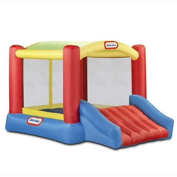 Little Tikes Shady Jump 'n Slide Outdoors Inflatable Bounce House | Walmart (US)
