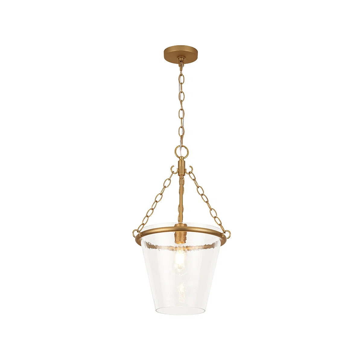 1-Light Handcrafted Glass Barrel Single Pendant | Wayfair North America