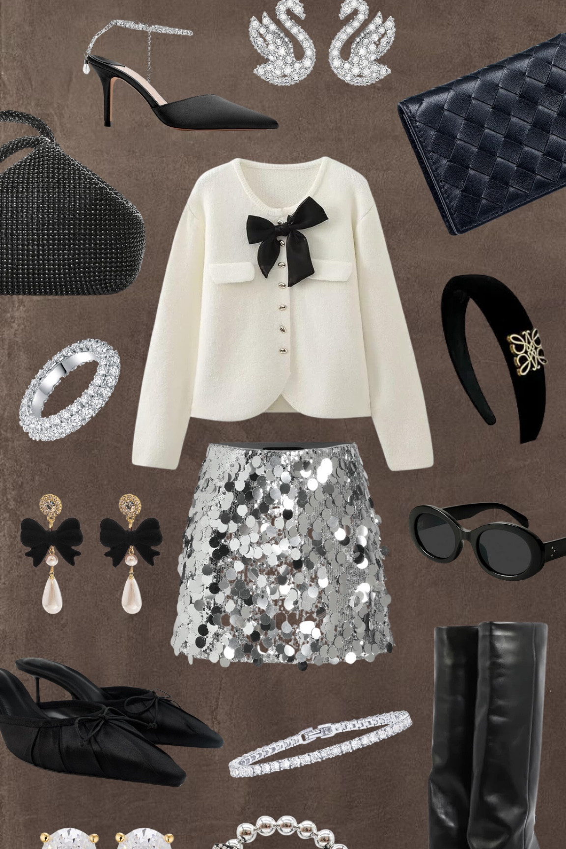 Blair Waldorf Christmas Vibes ✨🖤☁️🪩🥂🤍

#LTKSeasonal #LTKHoliday #LTKFindsUnder100