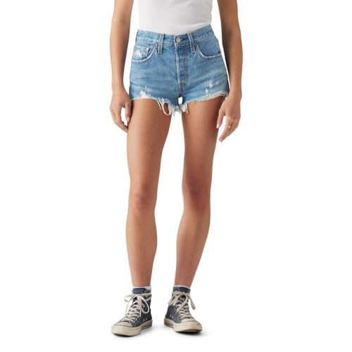 Levi's Women's Premium 501 Original Shorts, Athens Mid Short, 26 | Amazon (US)
