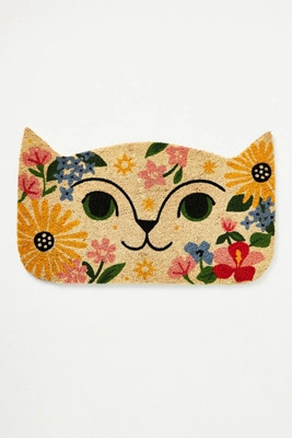 Ginnie Cat Doormat | Anthropologie (US)